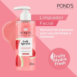 Pond's Cuidado Facial Fruity Hydra Fresh Sandía Limpiador Facial 200 ml