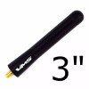 V M S Racing BLACK CARBON FIBER STUBBY SHORT ALUMINUM