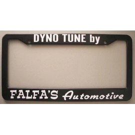 Race City Retro FALFAS AUTOMOTIVE License Plate Frame American Graffit 55 Chevy Gasser Two Lane