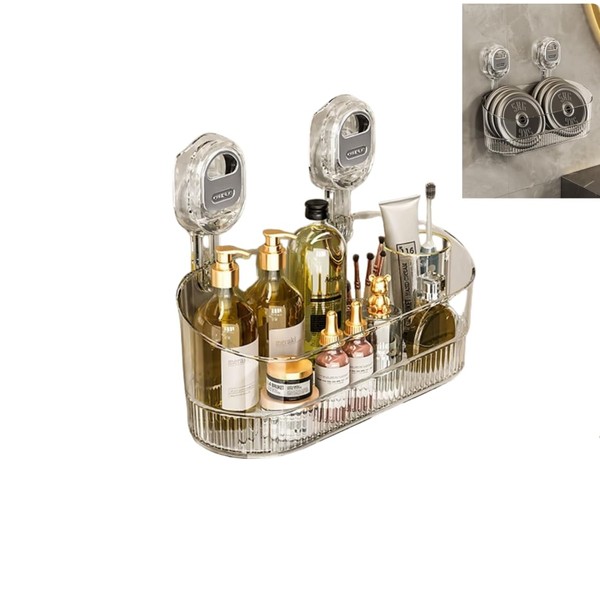 Suction Shower Caddy Bathroom Basket Shelf Suction Shower Caddy Storage