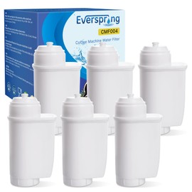 EVERSPRING Fully Automatic Coffee Water Filter for Siemens® Water Filter EQ Series, EQ3/EQ6/EQ9, EQ500, S700, Brita® Intenza 575491, Bosch® TCZ7003, TCZ7033, NSF Certified, Pack of 6