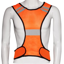 Travay Safety Vest, Reflective Vest, Fluorescent Belt, Night Run, High Visibility, Night Work, Jogging, Walking, orange