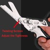 Elegital Emergency Response Shears, Stainless Steel Foldable Scissors Pliers, Outdoor