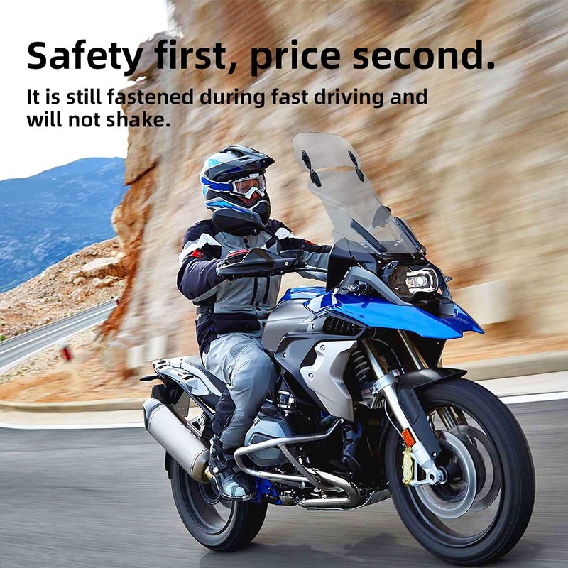 Motorcycle Windscreen, Universal Motorcycle Modified Windscreen Deflectors Windshield Spoiler Air