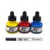 Daler Rowney FW, Set di inchiostri acrilici, 6 colori luccicanti