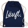 Shirtracer - Gym Bag Backpack - Sayings - Läuft -