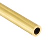 sourcing map Brass Round Tube Hose Long Lasting Durability Seamless