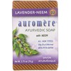 Auromere Ayurvedic Bar Soap, Lavender Neem - Eco Friendly, Handmade,