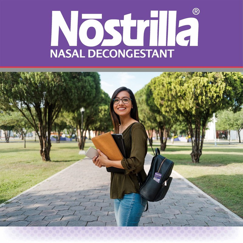 Nostrilla Nasal Decongestant, Effective Relief of Nasal Congestion, Up to