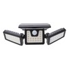Outdoor Motion Sensor Light Solar Powered 3 Adjustable Heads IP65