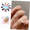 Baluue 5pcs French Manicure Nail Templates Nail Art Stencils Lines