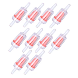 Paquete de 10 Válvulas de Retención de Bomba de Aire PP de 4 Mm para Acuarios - Solución de Parada de Agua Unidireccional para Peceras (4mm rojo)