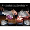 Meat Cleaver Chef Knife with Sheath, 7.7 Inch Butcher Knife