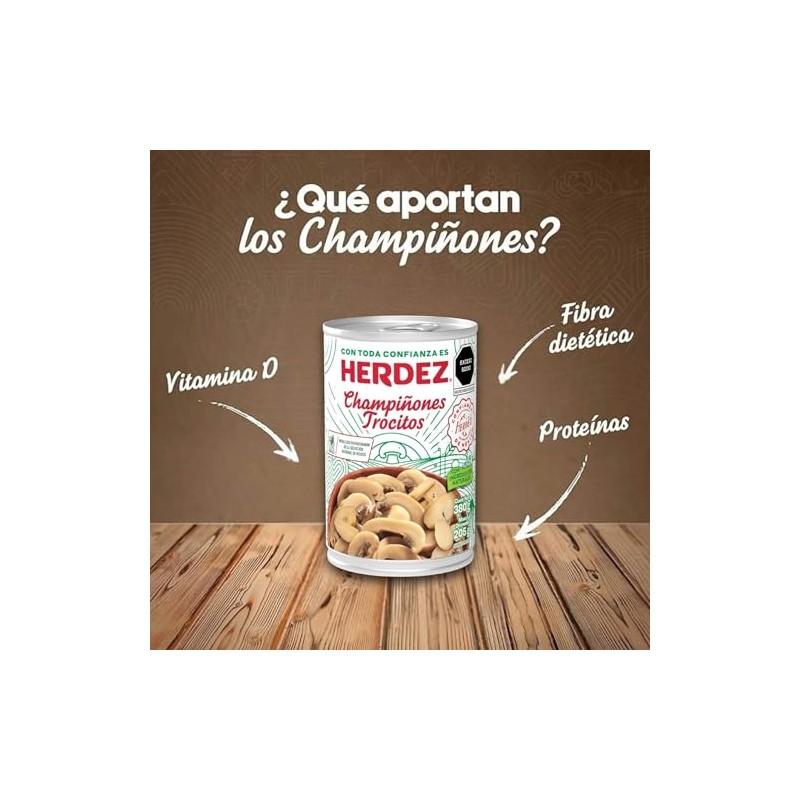 Herdez Champiñones en Trozos 380 g