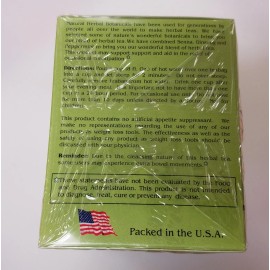 PANAX HERBAL TEA DELIGHT CLEANSE TEA WITH GENSING 20 TEA BAGS IN A PACK