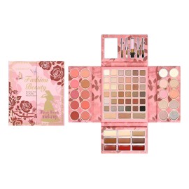 Paleta De Maquillaje De 68 Pcs Con Labial De Larga Duración