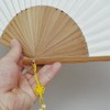 Cloud Hanji Handmade Hanji Fan Hapjuk Line 21cm Foldable Bamboo