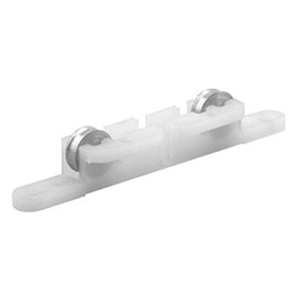 Prime-Line G 3158 5/16 In. Concave Steel Wheel Sliding Window Tandem Roller Assembly (2 Pack)