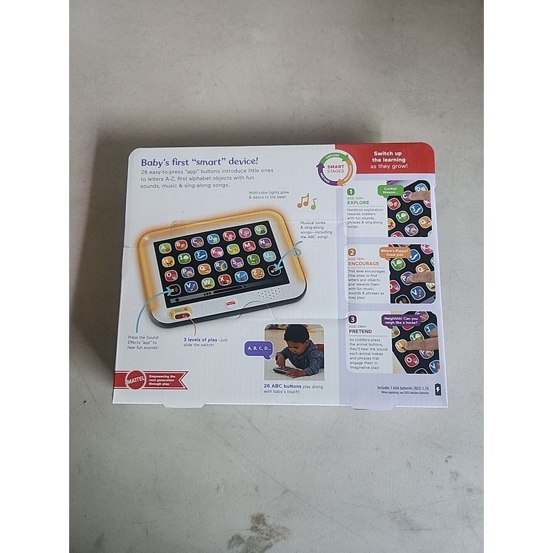 Fisher-Price Laugh & Learn, Smart Stages Tablet. 12-36 Months 100
