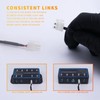 4-pcs Surface Mount Strobe Light 6.5ft Extension Cord