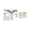 Dock Edge Stationary Dock Connector Hinge, Galvanized, 7/16" Holes for