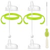 Spout Transition Sippy Cup Conversion Kit for Comotomo Baby Bottles,