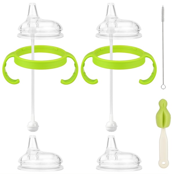 Spout Transition Sippy Cup Conversion Kit for Comotomo Baby Bottles,