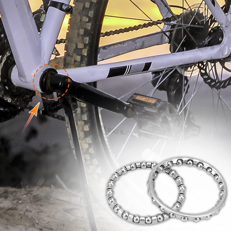 X AUTOHAUX 2pcs 40mm x 20 Ball Bearings Cages Crank