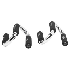 Bad Company Premium Push-Up Handles I Push Up Stand Bar for Pushups with Padded Handles I Parallettes for Upper Body Training I Mini Bars