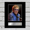 Sir Elton John Signed Mounted Photo Display #3