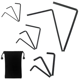 11 Piece Guitar Wrench Set, DaKuan 4 and 5mm Martin Guitar Wrench with Storage Bags for Adjusting Electric Guitar, Electric Bass, Guitar Neck Adjustment and Other Parts, Multi Size