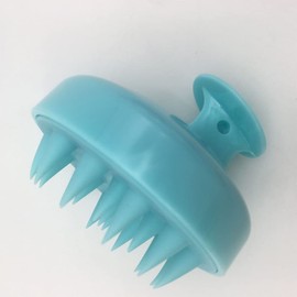 Kopfhaut-Massagebürste, weiches Silikon, Shampoo-Bürste für nasses und trockenes Haar, sauberes Peeling, fördert das Haarwachstum, Kopfhautpflege, Kamm für Damen und Herren (Minzgrün)