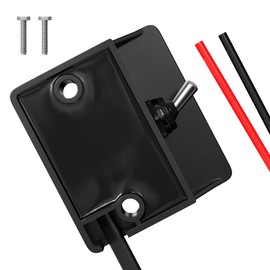 Toggle Switch Heavy Duty Wiring On/Off Switch 12v SPST 30A with 10 Inch Wire 2 Pin Latching Marine Toggle Switch Waterproof 2 Position Automotive for Marine Car Boat