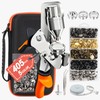 Canvas Snap Kit, Snap Fastener Tool, 405 PCS Boat Cover