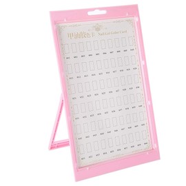 Nail Gel Polish Display Board, Nail Art Tips Chart Practice Design Rack Polish Palette Stand Showing DIY at Home()