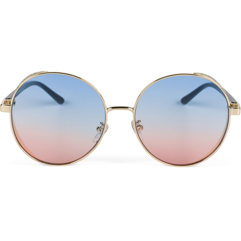 styleBREAKER 09020120 Women's Round Sunglasses with Tinted Polycarbonate Lenses and