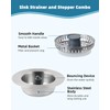 Hygie Rinse All Metal Sink Drain Strainer for Kitchen Sink