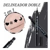 Mafab Delineador De Ojos Negro Plumón Y Sello De Figuras