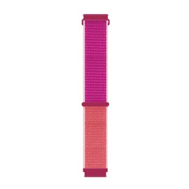 BlackPro Compatible with Coros Pace 2 Watch Band/Coros Apex 42mm Watch Band, Nylon Sport Hook-and-Loop with Quick Release Pins (Pome Red)