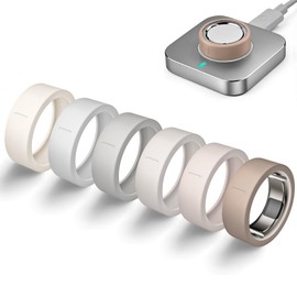 Ultra-Thin Covers Compatible with Oura Ring Gen 4/4 Ceramic/Oura Ring Gen 3 Cover, Anti-Scratch Silicone Smart Rings Accessories Protector for RingConn Gen 2/2 Air/ULTRAHUMAN for Women Men, 6 Pack
