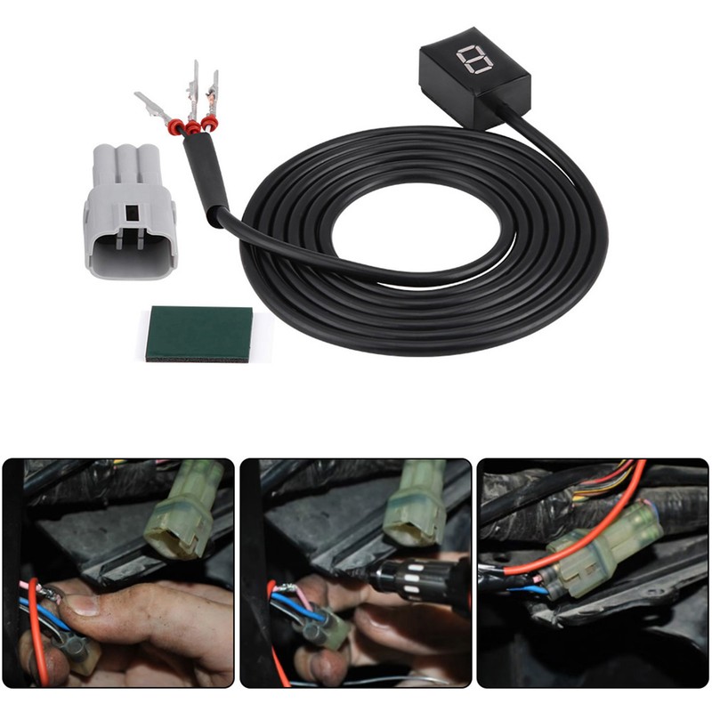 Motorcycle N‑6 Speed Gear Display Indicator ECU Plug for Suzuki