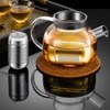 Tea Strainer, Stainless Steel Tea Accessories Strainer with Extended Chain