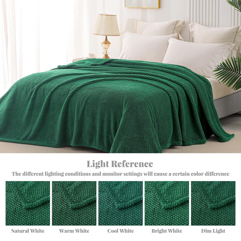 Whale Flotilla Soft and Warm Flannel Blanket, 130 x 170