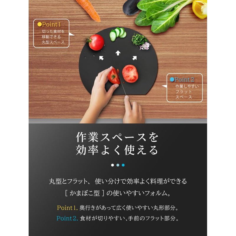 Round Cutting Board, Round Cutting Board, Heat Resistant 288°F (130°C),