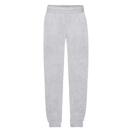 Fruit Of The Loom SS031B Pantaloni Sportivi, Bambino, Grigio (Heather Grey), 12/13 Anni ( Taglia produttore 152 cm )