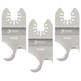 PAYA TOOLS Multitool Saw Blades, Oscillating Multi Tool Hook Knife Blade for Cutting Roofing Shingles, PVC Carpet,Cardboard and Other Soft Materials (3-Pack)