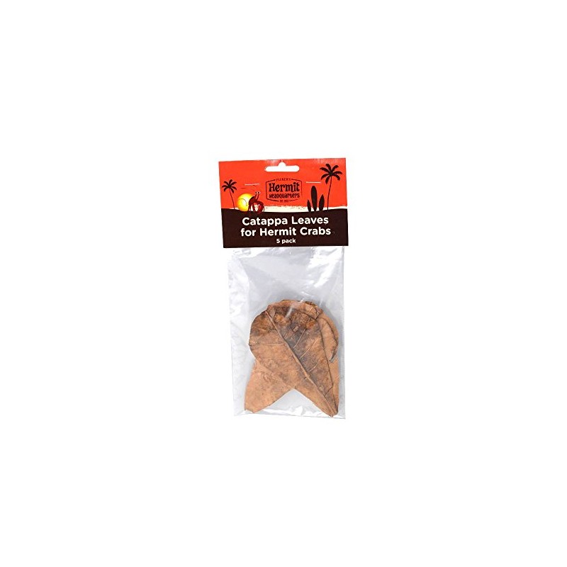 Fluker's Catappa Leaves for Hermit Crabs, 5 per pack