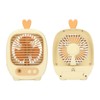 Small Desk Fan 3 Speed Mode Humidifier Function USB Charge