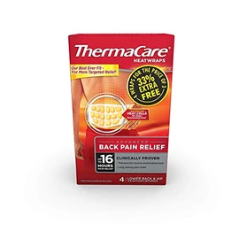 ThermaCare Lower Back Heat Wrap Pack of 4