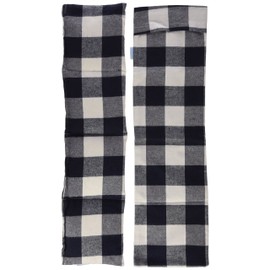 Microwavable Heating Pad with Washable Bag (Blue Plaid w/Bag)